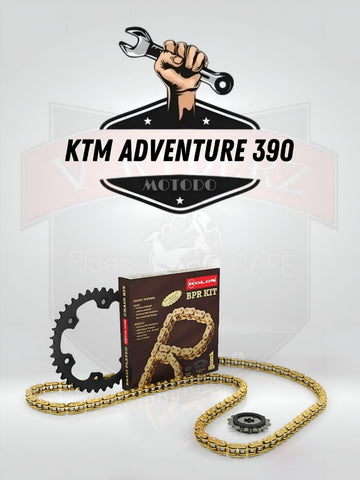 BRASS Chain & Sprocket kit ⚡︎ KTM 390 ADVENTURE