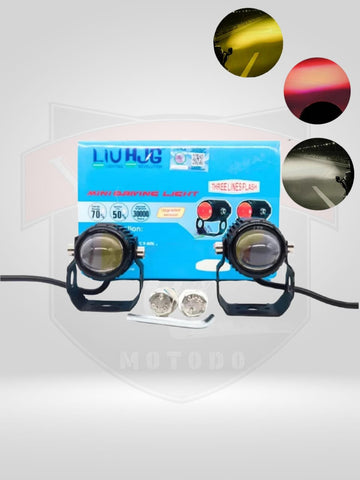 Mini Drive with Red Devil Eye Light Multiple Connecting Red Yellow White MDL-V3
