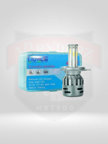 M8 ORIGINAL 100W LED Headlight Bulb H4 (Low and High Beam (White)