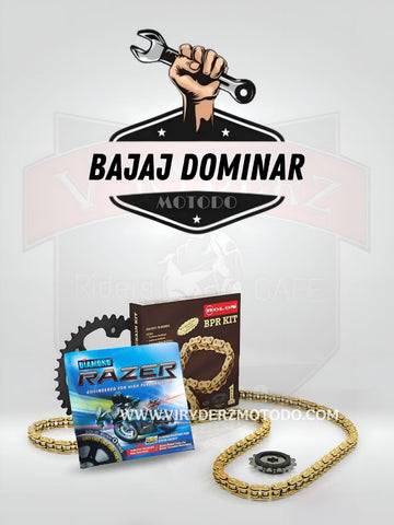 Brass Chain and Sprocket Kit ⚡︎ BAJAJ DOMINAR 250
