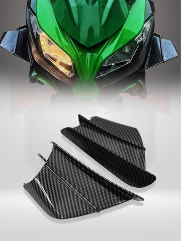 SIDE WING CANARD 1.0 CARBON FIBER GLOSSY FINISH