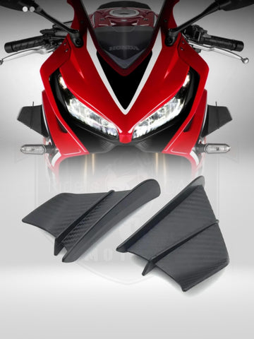 SIDE WING CANARD 1.0 CARBON FIBER MATT FINISH