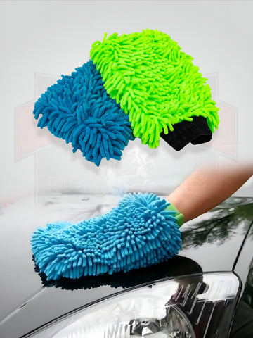 Double-Sided Microfiber Multipurpose Washing Gloves