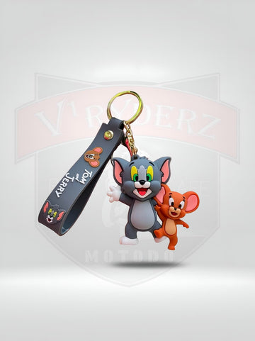 TOM AND JERRY KEYCHAIN