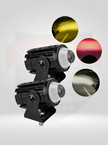 MINI DRIVE TRI COLOUR FOG LIGHT WHITE/YELLOW/RED WITHOUT FAN
