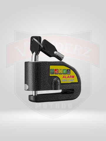 DISC LOCK WITH ALARM ANTI-THEFT SYSTEM