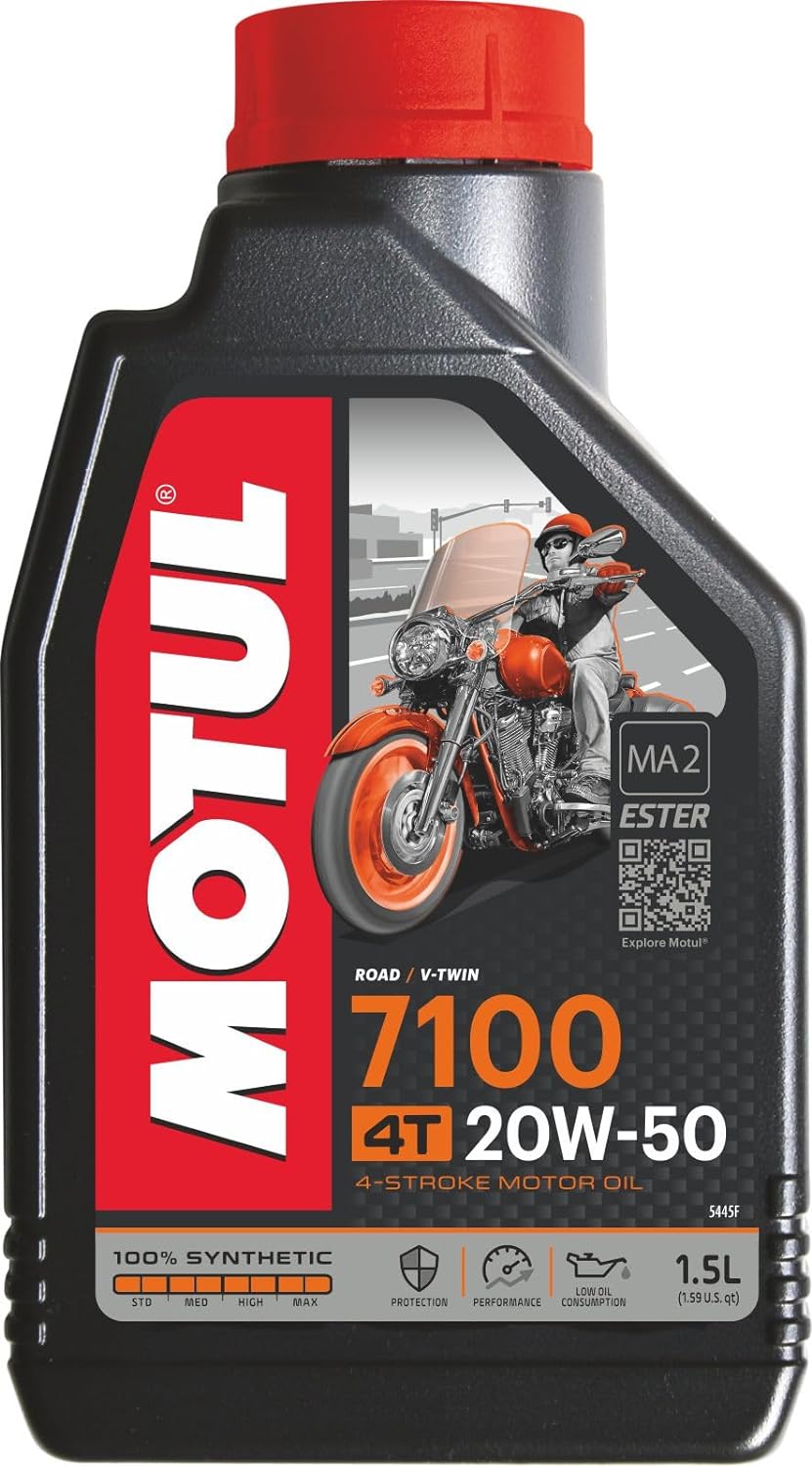 MOTUL 7100 4T 20W50 API SN FULLY SYNTHETIC ENGINE OIL (1.5 L)