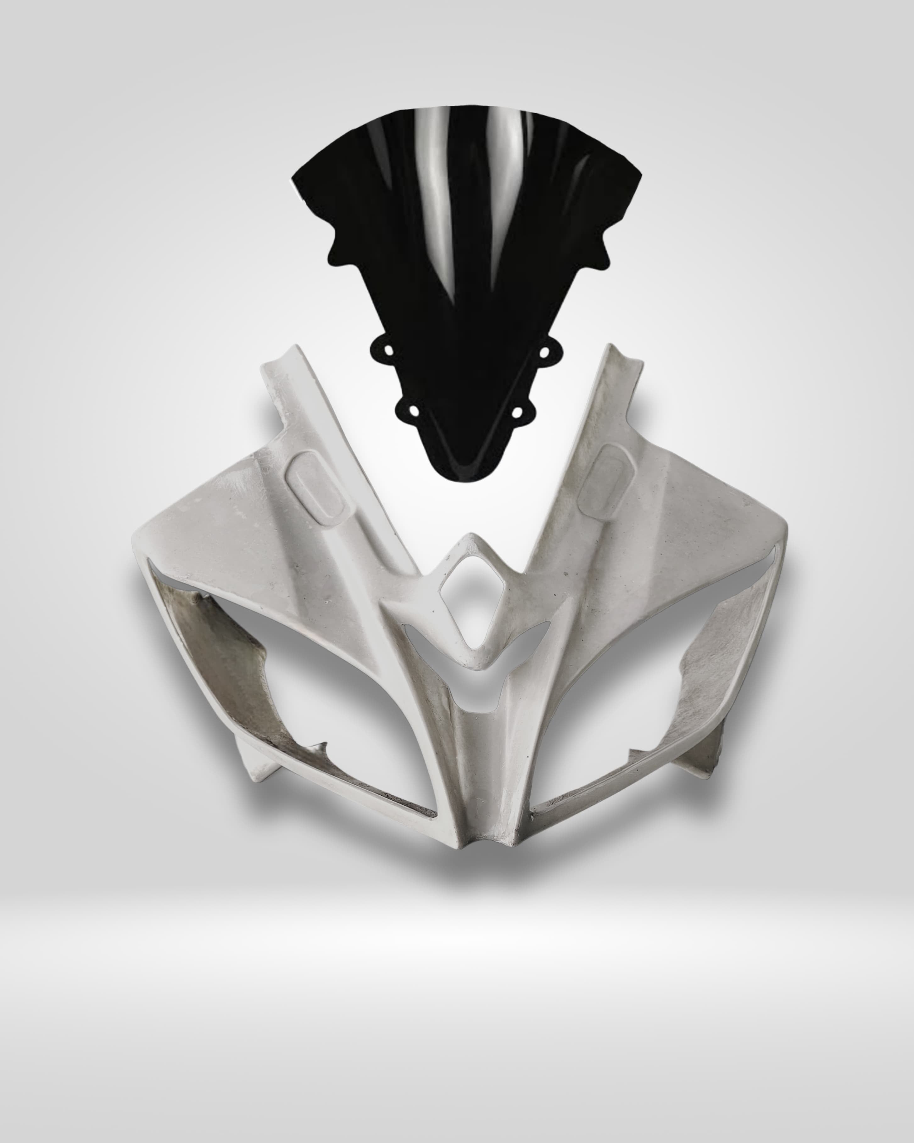 R6 MASK with VISOR FOR R15 V1 V2 [without paint]