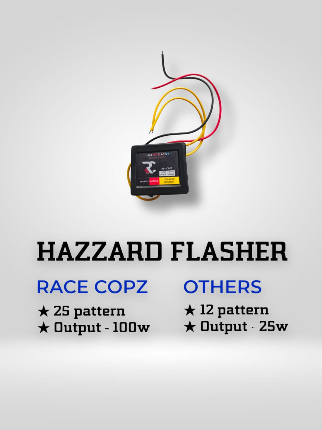 Universal Hazard Flasher 25 modez