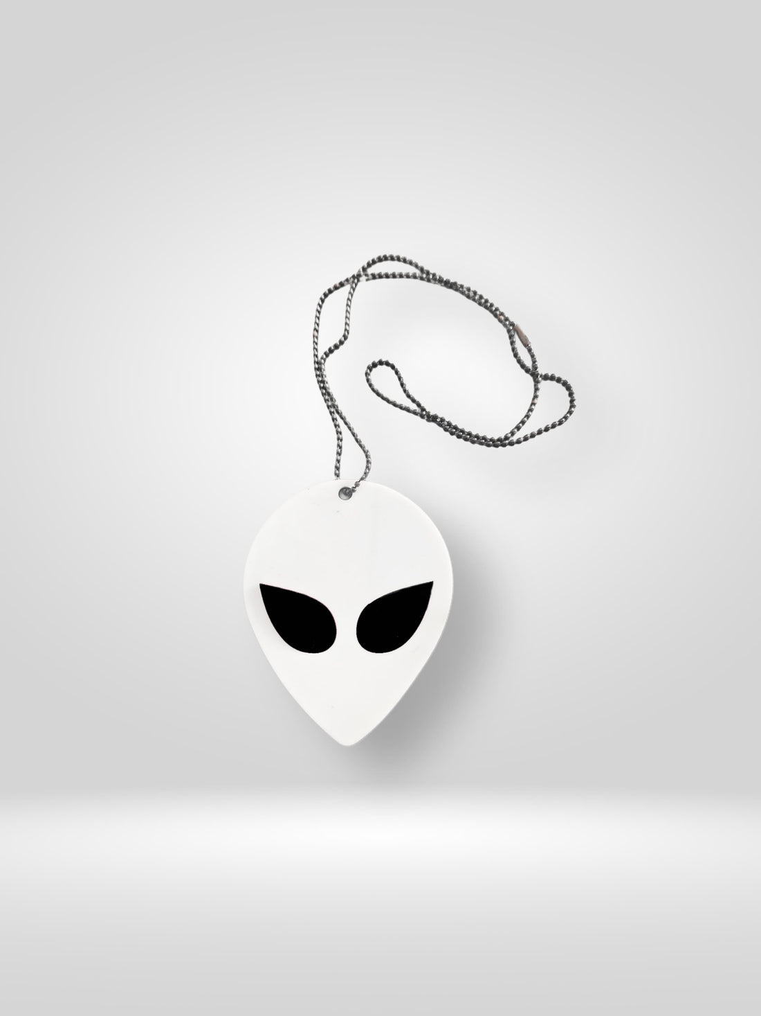 Car Mirror Hanging Alien White