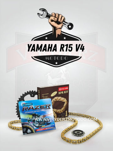 Brass Chain and Sprocket kit ⚡︎ R15 V4