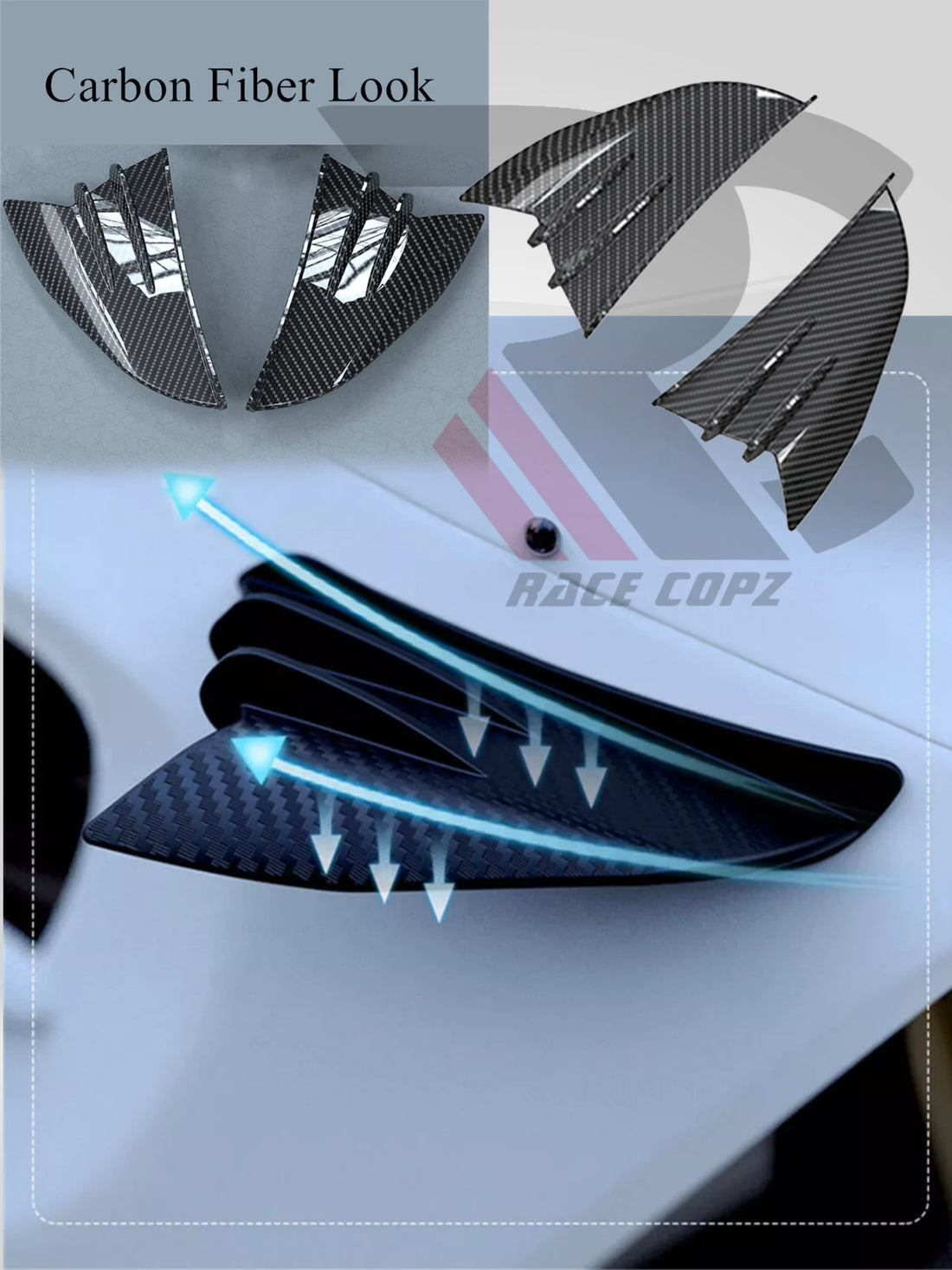 SIDE WING CANARD 2.0 CARBON FIBER