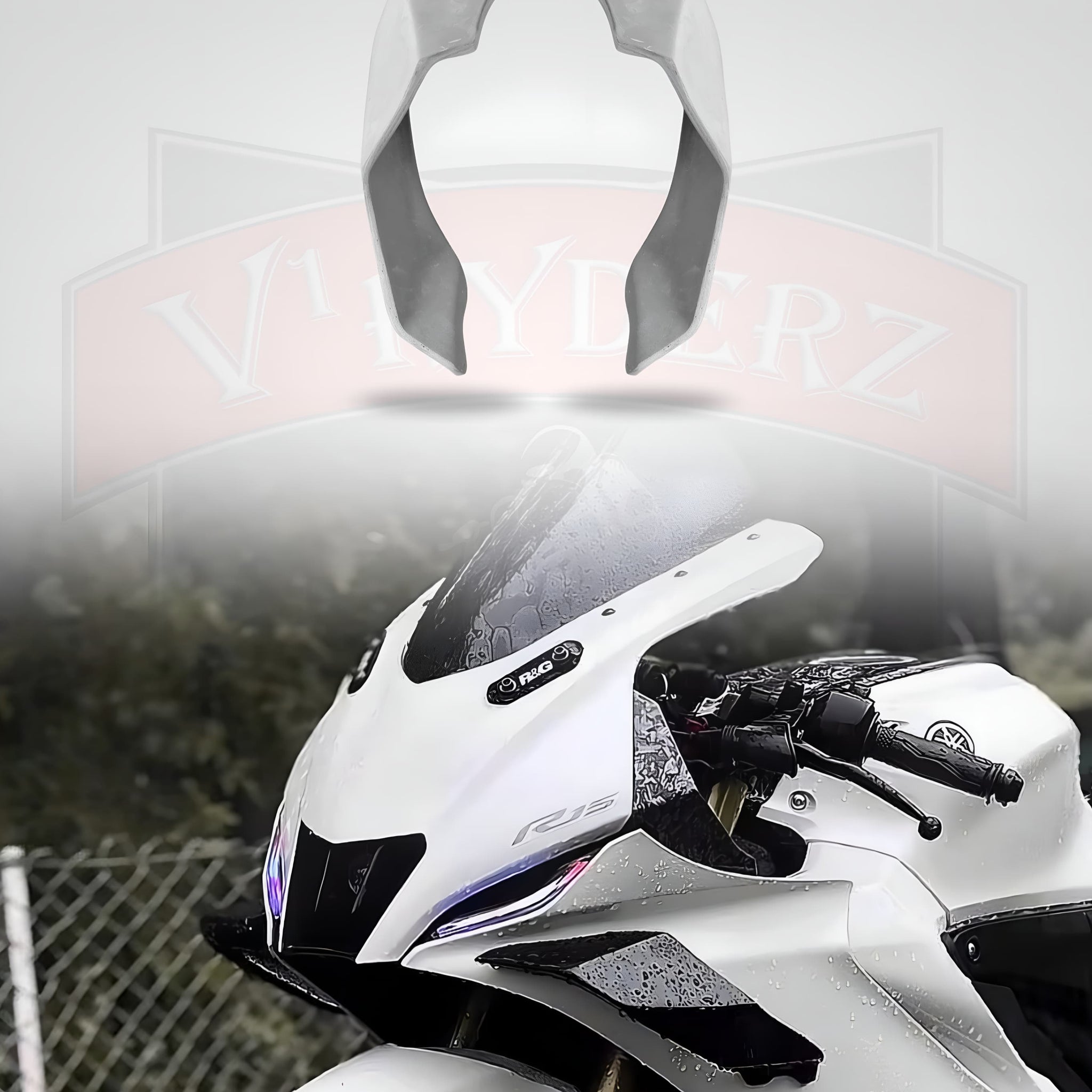 INDONESIAN SIDE WING SPOILER CANARD 🔰 R15 V3/V4 [without paint]