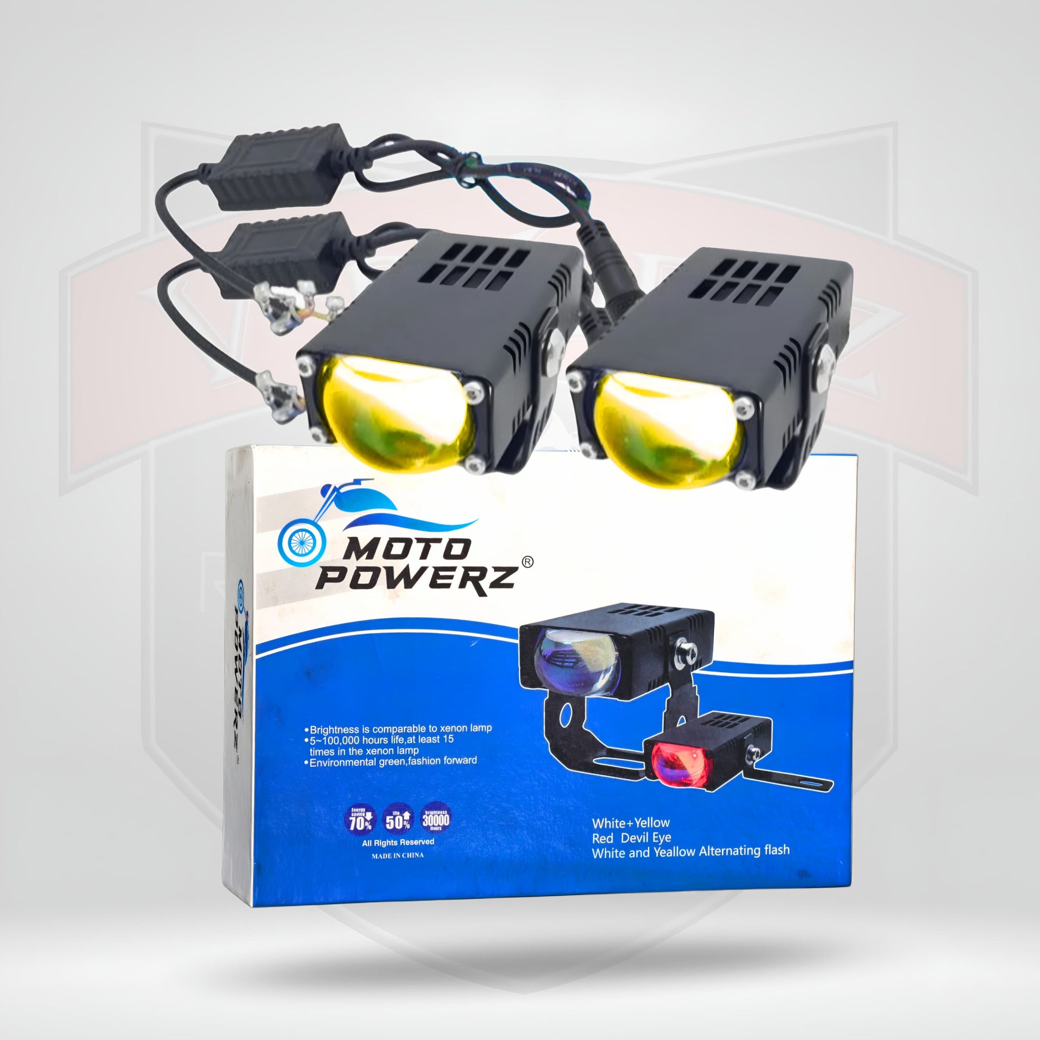 Waymaker Fog Light Yellow White & Red ,Wiring With Canbus
