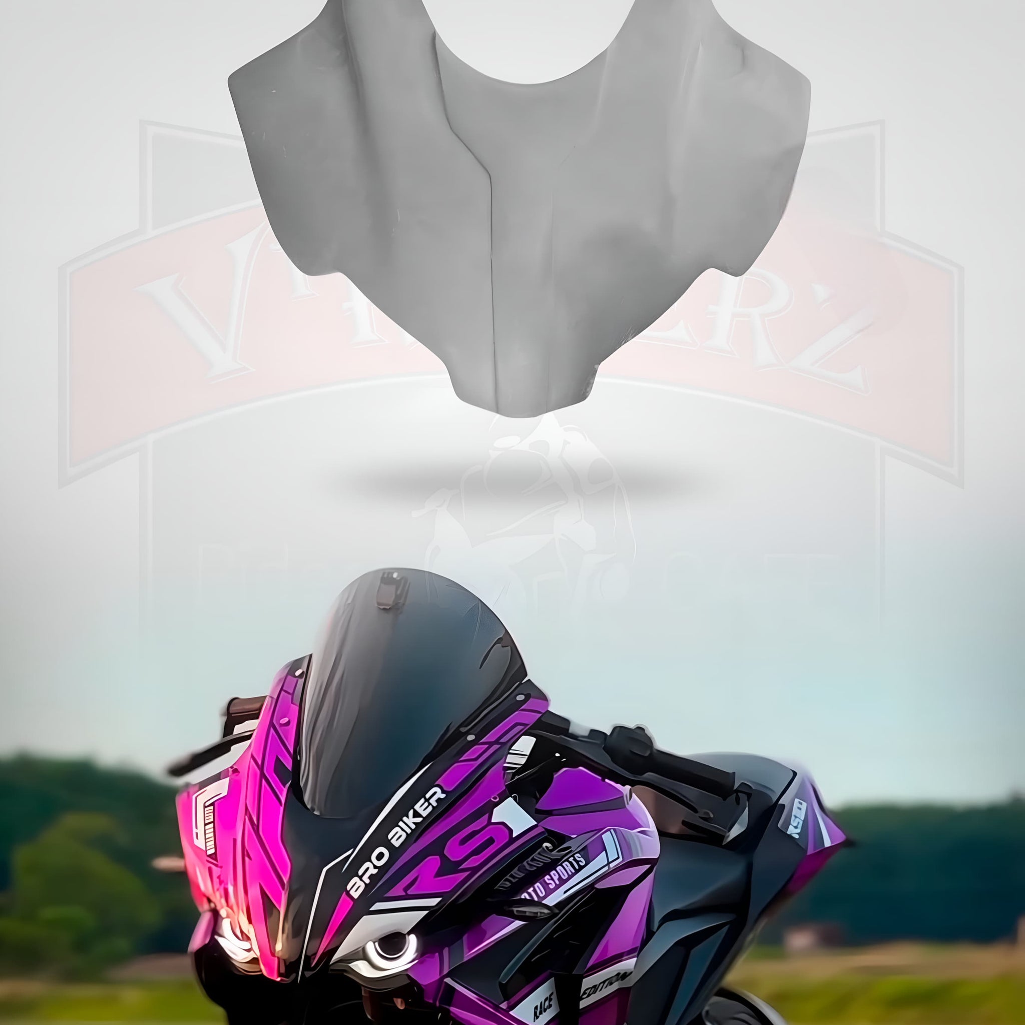 BMW MASK FOR PULSAR RS 200 [without paint]