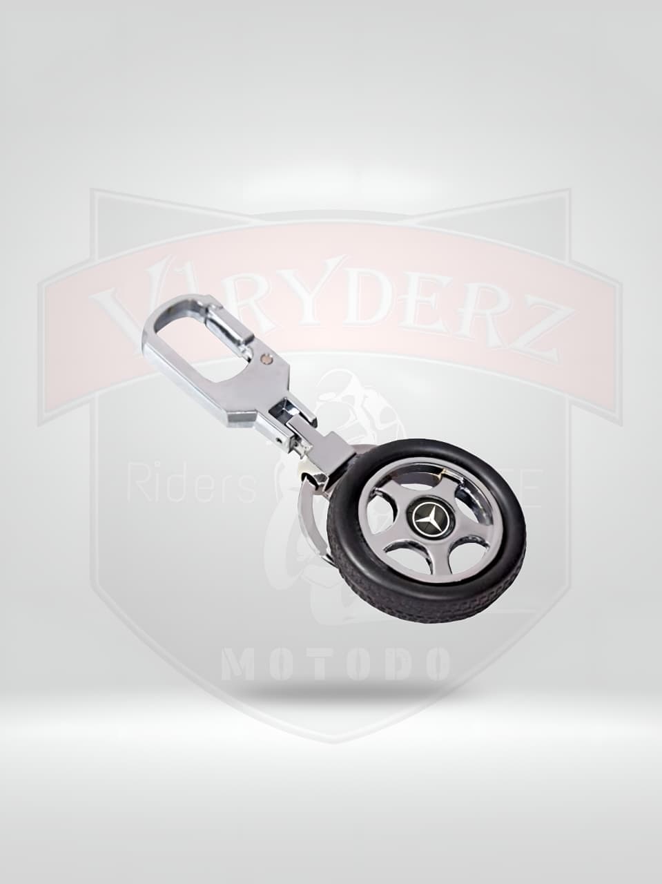 Mercedes ALLOY WHEEL ROTATING KEYCHAIN