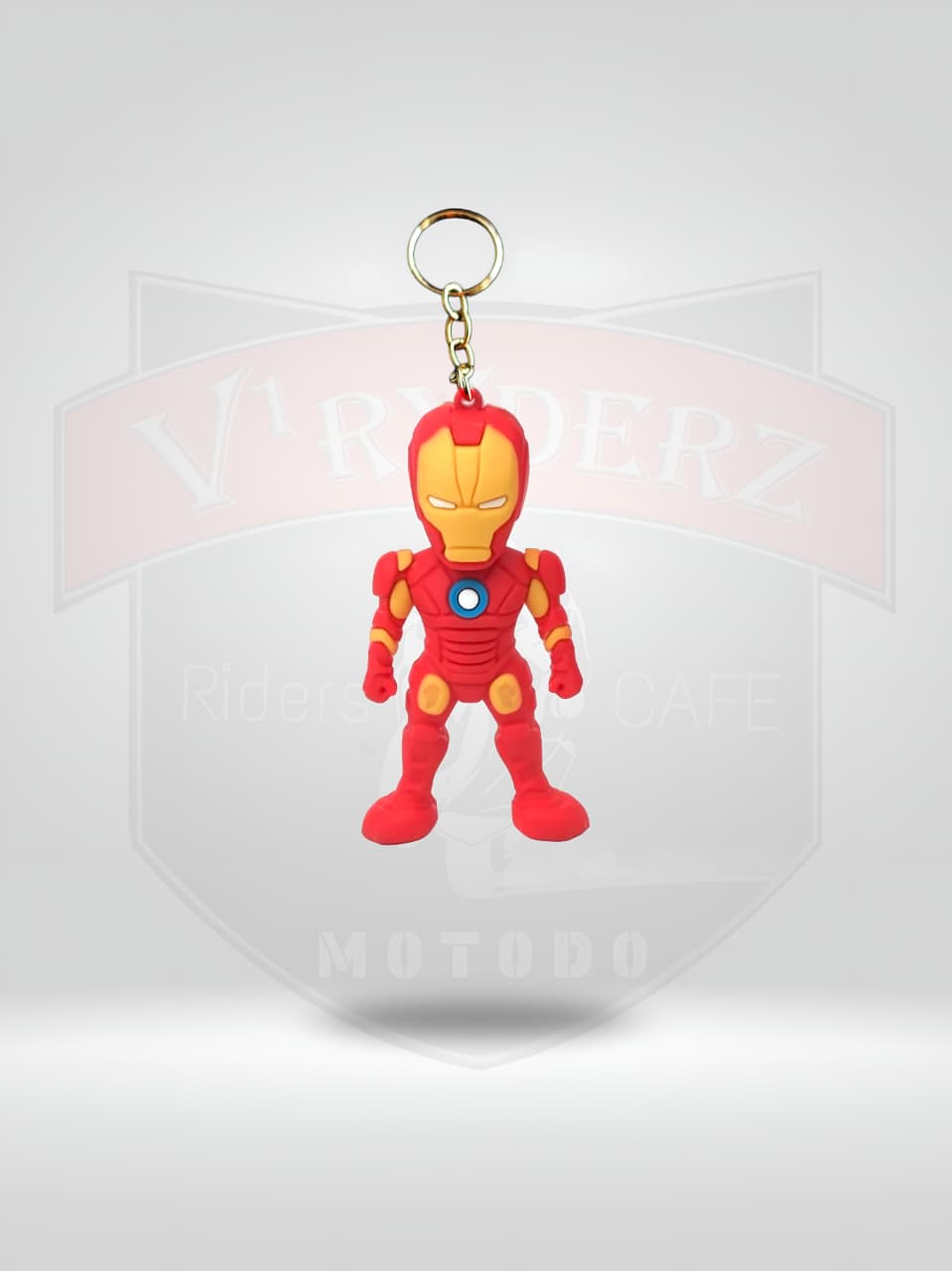 IRON MAN RUBBER KEYCHAIN