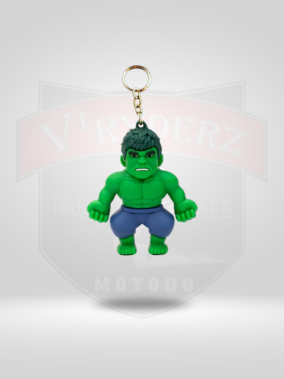 HULK RUBBER KEYCHAIN
