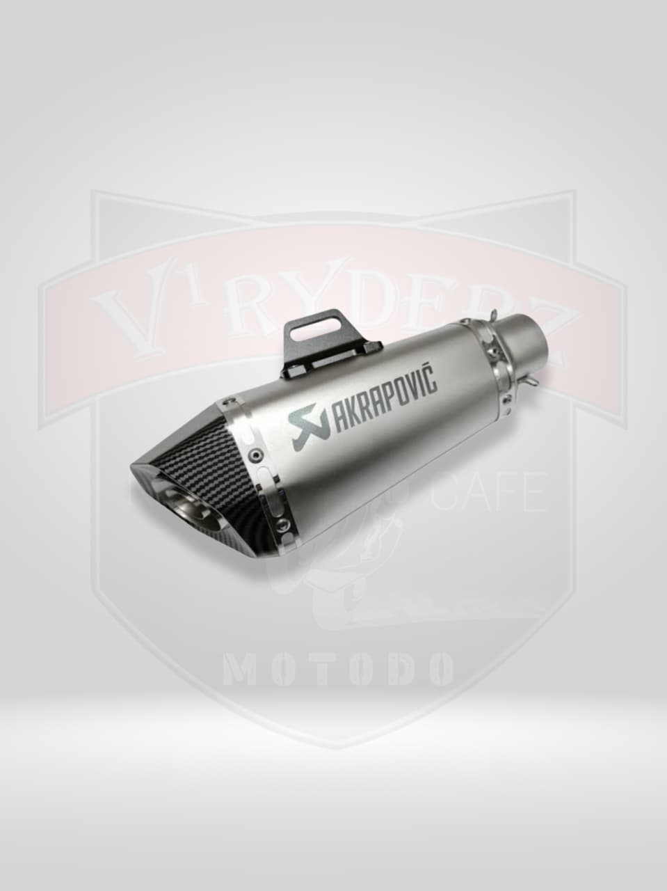 Akrapovic SHARK Exhaust SILVER WITH DB KILLER