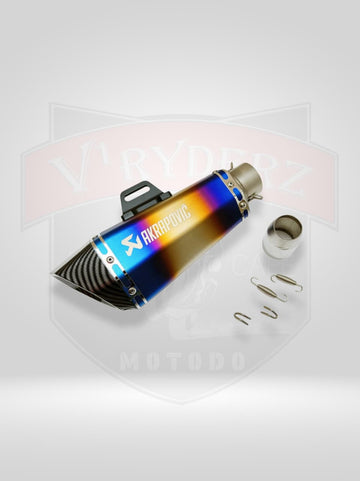 Akrapovic SHARK Exhaust RAINBOW WITH DB KILLER
