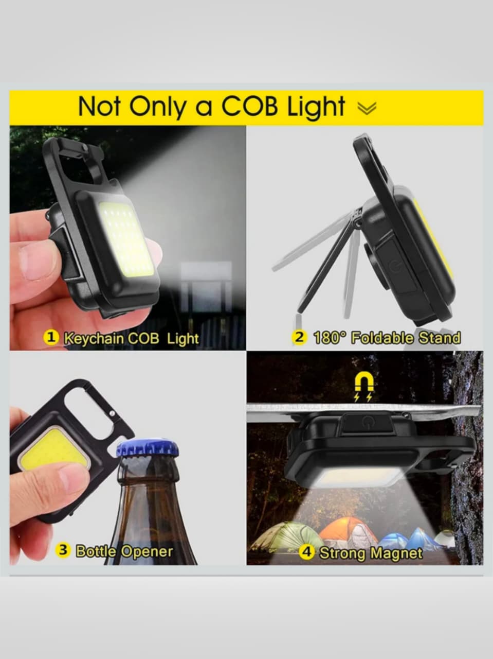 Led Rechargeable Keychain Light