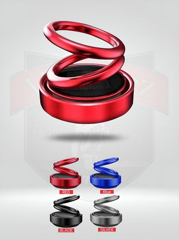 ROTATING SPRING SOLAR CAR PERFUME