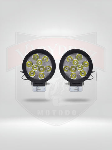 9 LED 27W Round CREE Foglight