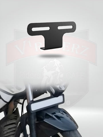 FRONT MUDGUARD NUMBER PLATE CLAMP ➠ UNIVERSAL