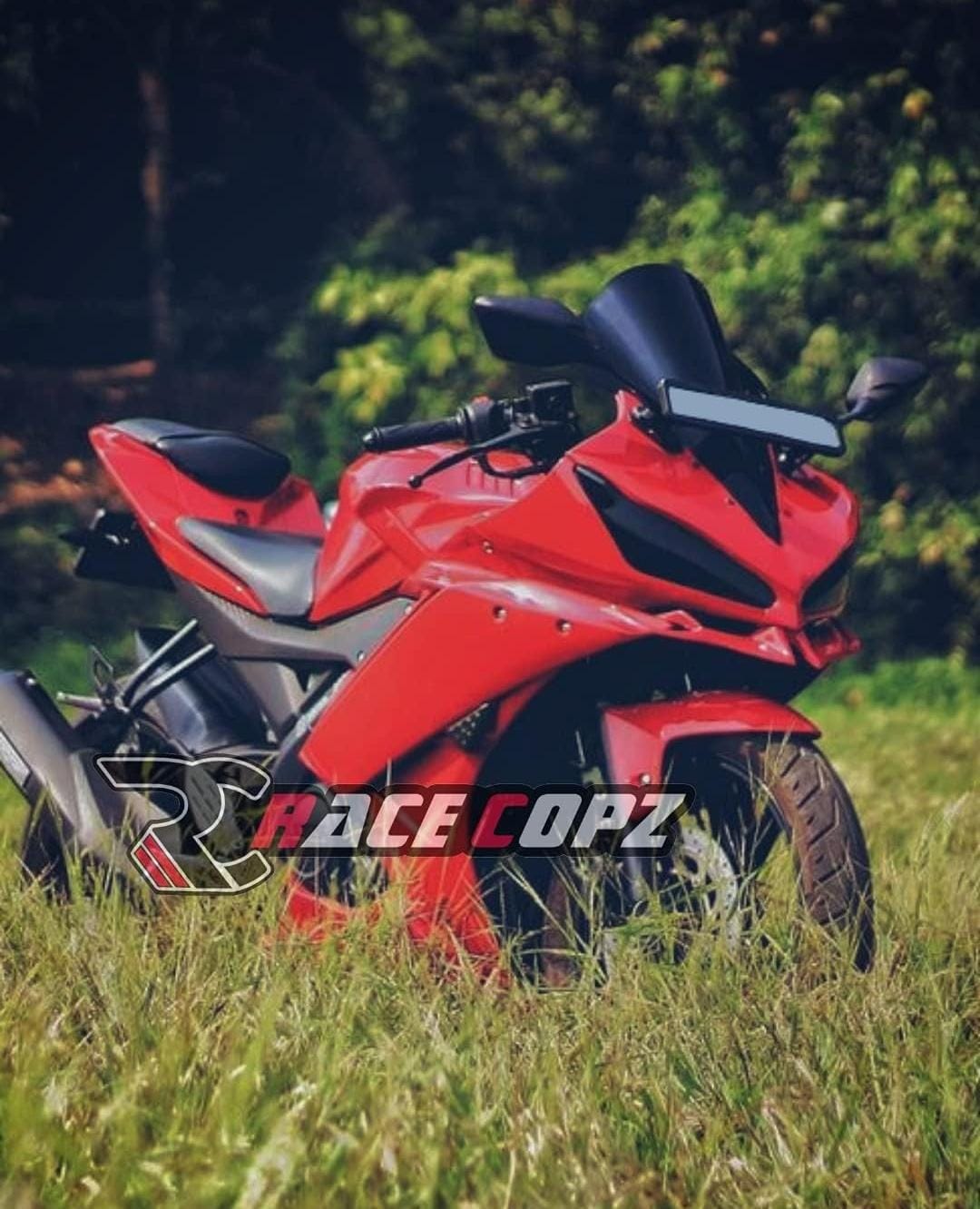 R15 Bike R15 V3 Modified Red Colour RAZOR MASK R15 V1|V2