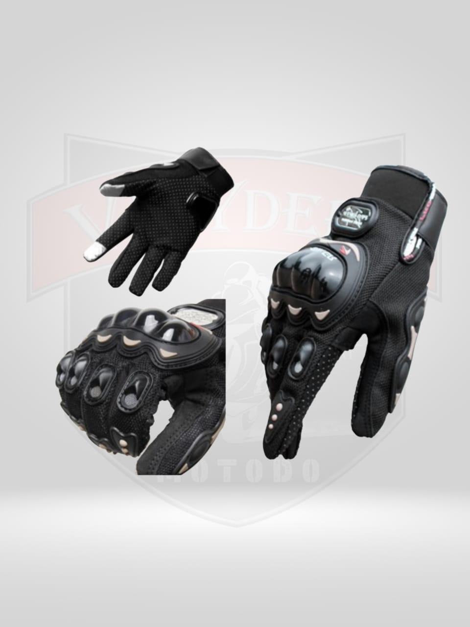 Pro-biker Gloves with Touchscreen & Knuckle Protection