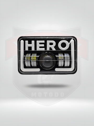 SPLENDOR HEADLIGHT LED LENS WITH HERO DRL