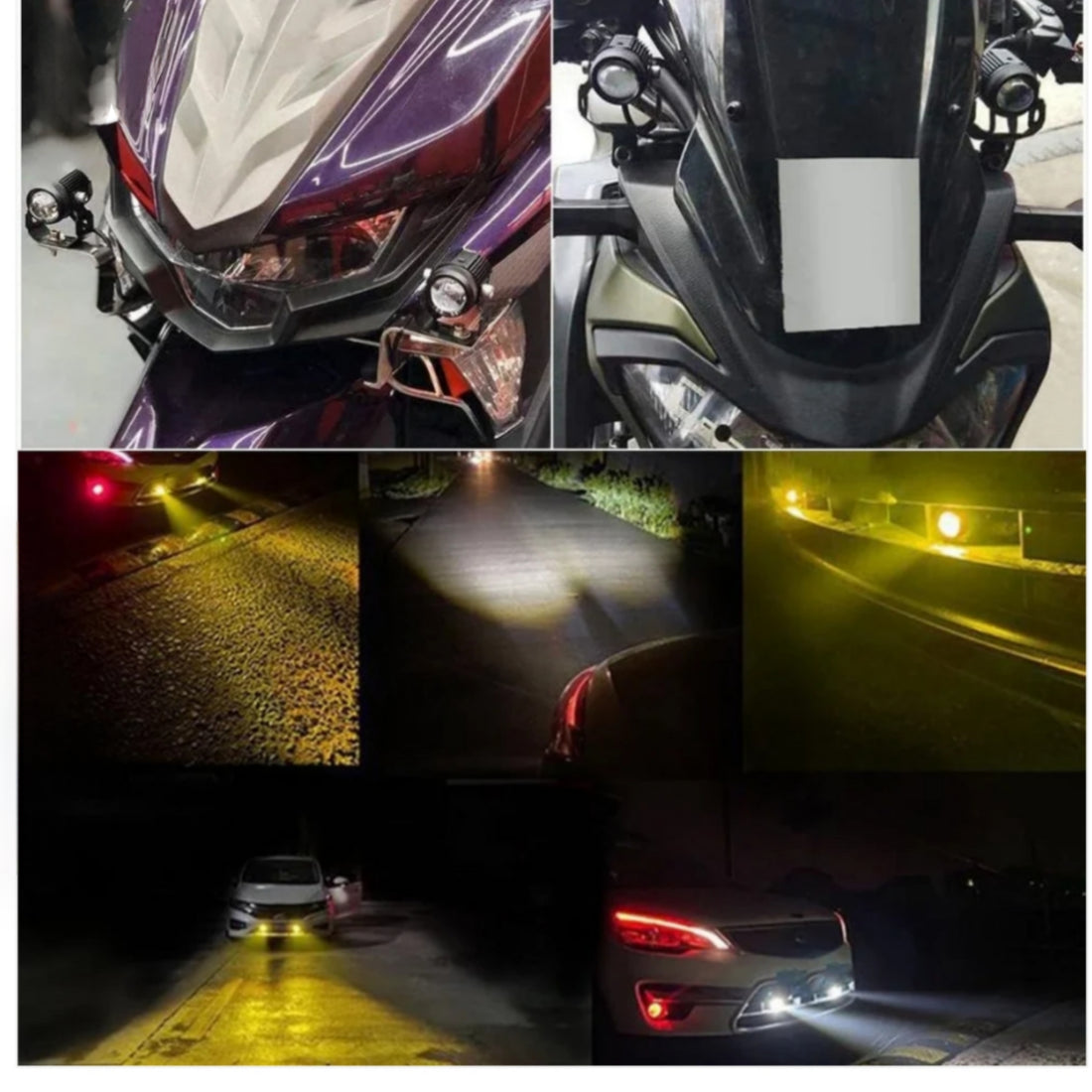 MINI DRIVE FOG LIGHT YELLOW/WHITE 2 PCS